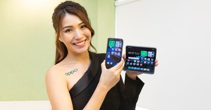 OPPO Find N2 摺疊螢幕手機　台灣實機亮相