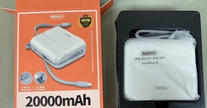 REMAX RPP-553 無疆 行動電源20000mAh  簡易開箱跟心得