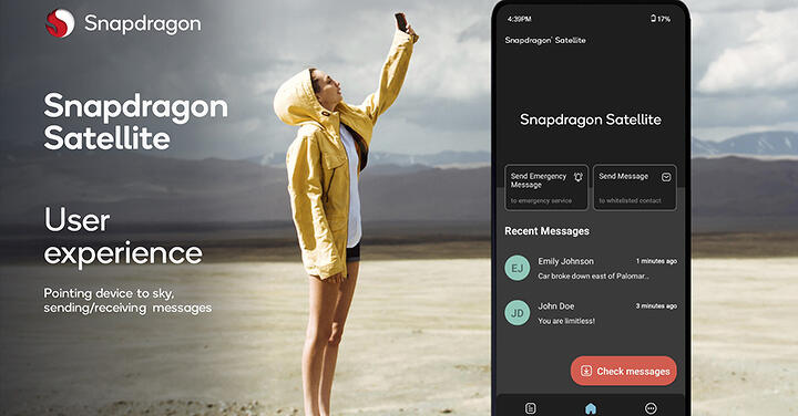 高通推出 Snapdragon 衛星，智慧型手機將可進行雙向衛星通訊