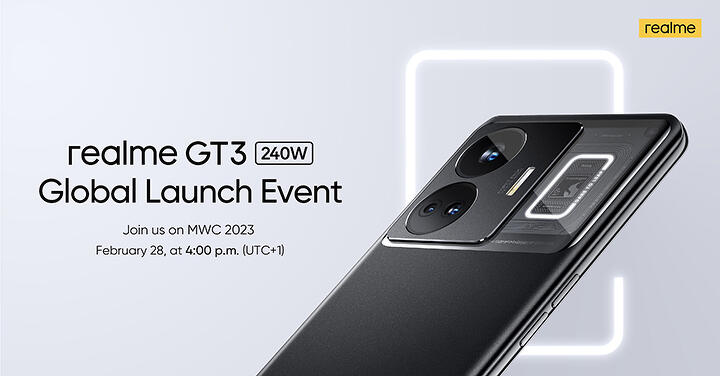 realme GT 3 將在 MWC 2023 發表，正是 realme GT Neo 5 國際版