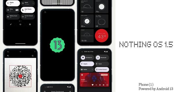 Nothing Phone (1) 宣佈推出以 Android 13 為基礎的 Nothing OS 1.5