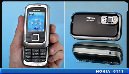 迷你滑蓋機！　Nokia 6111 最對味