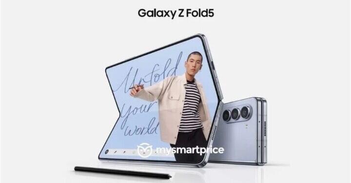 首張官方宣傳照流出　Galaxy Z Fold5 機身設計曝光