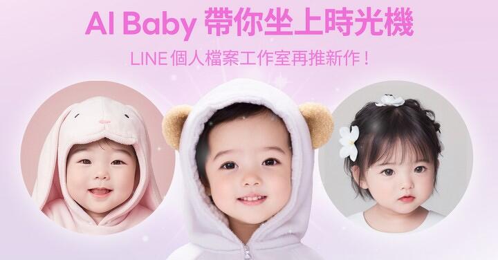 LINE 再推新功能「AI Baby」  快速生成你的 AI 童年人像圖 