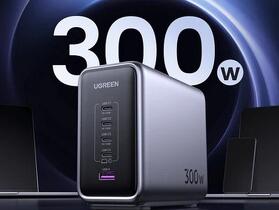 世界初！ 首創 300W 大功率輸出  UGREEN Nexode 300W GaN 五埠充電器