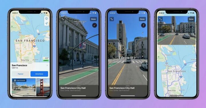 台灣地區的 Apple Maps 新增「環視」功能  讓使用者以真實街景進行探索