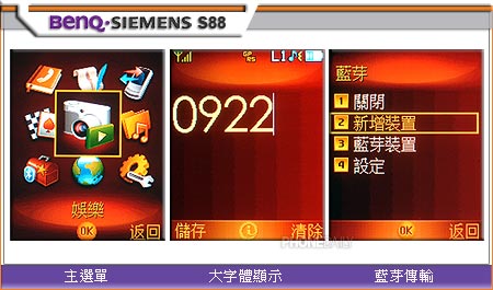 BenQ-SIEMENS 聯姻首部曲 　S88 搶先大公開