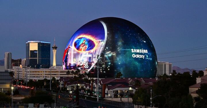 Unpacked 2024 登場在即　三星於拉斯維加斯 Sphere 巨型球體螢幕預熱