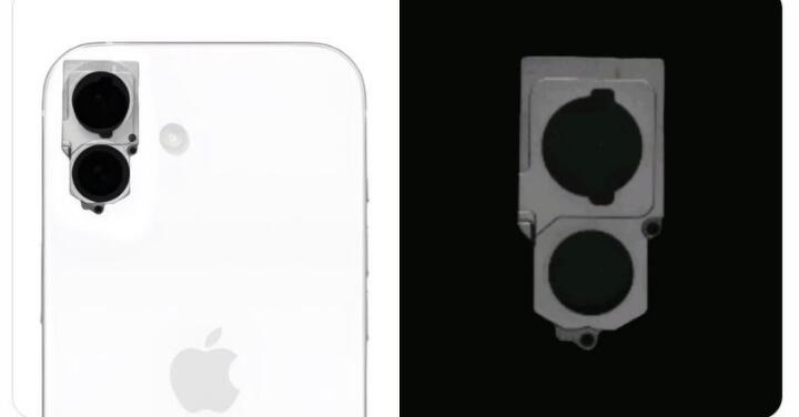 iPhone 16 相機模組零件曝光  這次似乎真的會採用垂直排列「類三星」相機造型