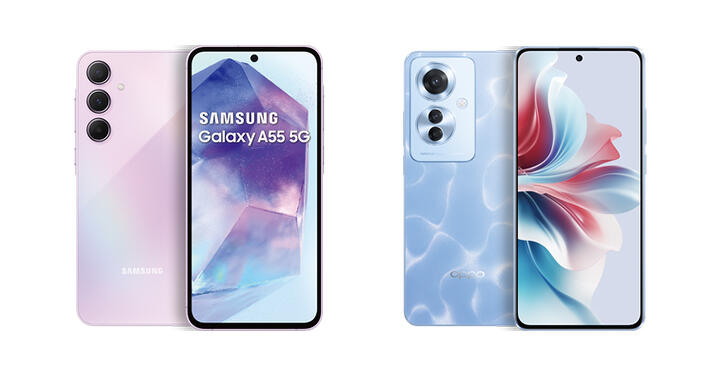 【PK 擂台】2024 新一代中階機王對決 OPPO Reno 11F V.S. Samsung Galaxy A55 5G