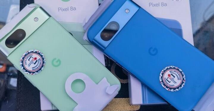 摩洛哥經銷商偷跑，Google Pixle 8a 薄荷綠與海灣藍實機曝光