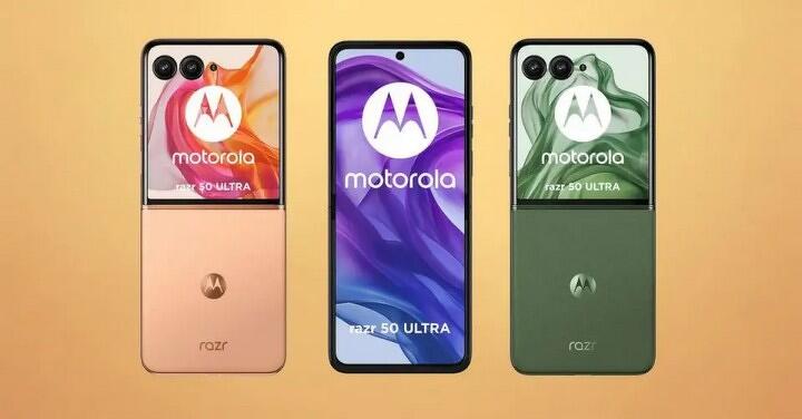 Moto razr 50 三色系圖片亮相