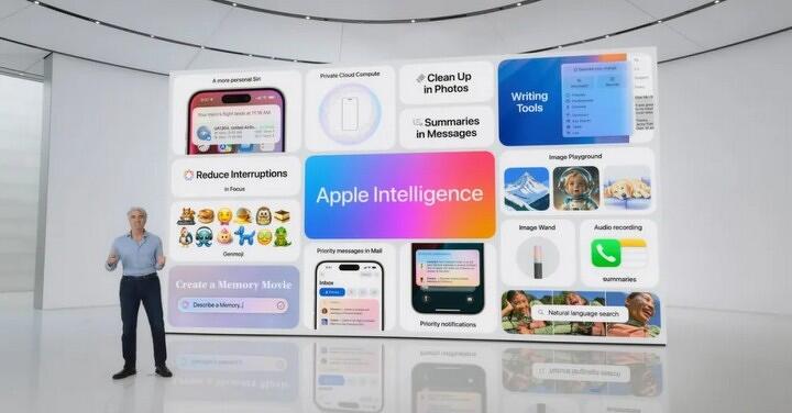 預計在今年秋季率先在美國市場推出的「Apple Intelligence」服務，可能僅有特定功能先上線