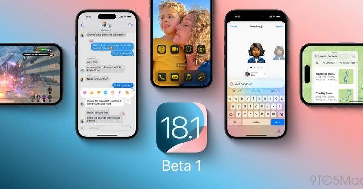 蘋果開始向開發者提供 IOS 18.1 Beta 1 預覽測試版本，提前體驗部分「Apple Intelligence」服務