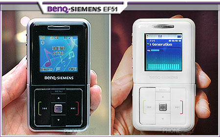 就愛音樂！　BenQ-Siemens EF51 小巧可愛