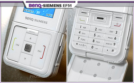 就愛音樂！　BenQ-Siemens EF51 小巧可愛