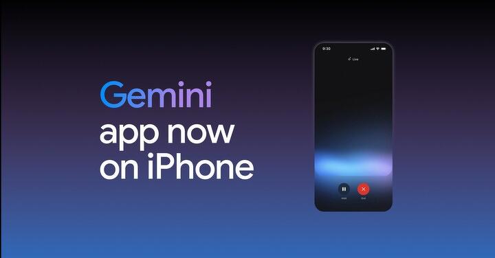 Gemini App 今登陸 iPhone 平台