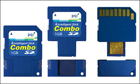 PQI 推雙介面 1GB SD 卡　讀卡機再見！