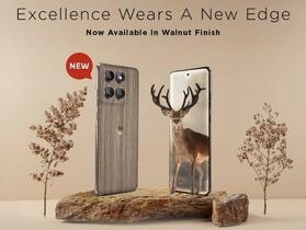 Motorola Edge 60 Pro 推出胡桃木紋全新配色