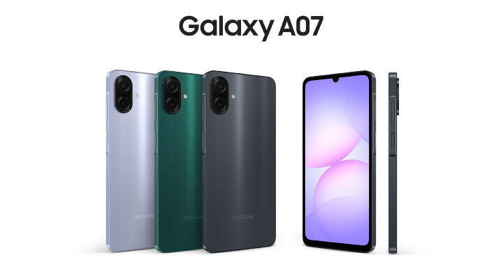 三星推 A07 4G 也能升六代系統