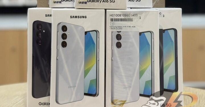 【桃園促銷】SAMSUNG A16 (5G) 4G/128G， 4,990 元超甜價入手！(9/26 ~ 10/2)