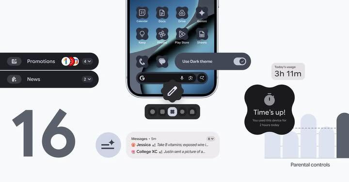 Android 16 推出更多智慧功能