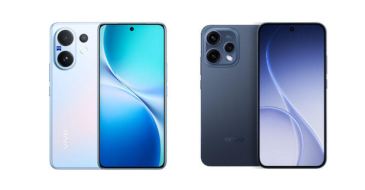 【PK 擂台】藍綠廠中階機種比拼 OPPO Reno 15 V.S. vivo V60 規格比較