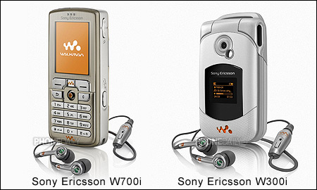 Walkman 新成員　索愛 W700i、W300i 開賣