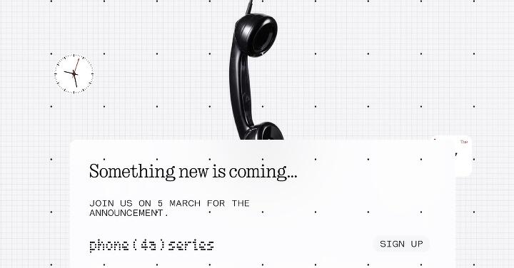 Nothing 確認這天發表 4a 手機