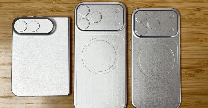 愛瘋摺機多大？模型機尺寸比一比