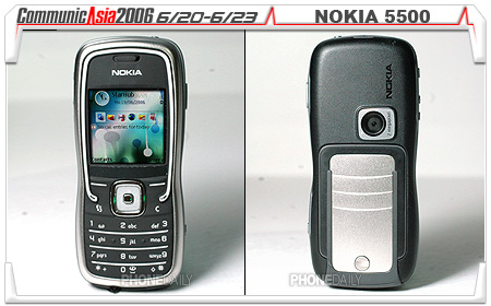 【亞洲電信展】運動風手機　Nokia 5500
