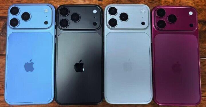 iPhone 18 Pro 四色模型機全曝光