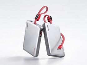 Ugreen 推出 45W 智慧行動電源 內建 USB - C 線材與彩色螢幕