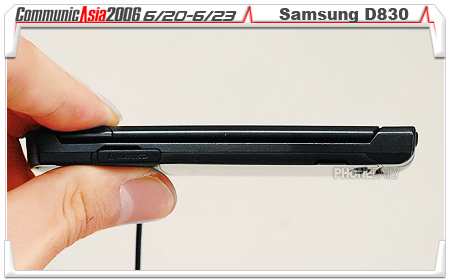 【亞洲電信展】全球最薄摺疊機 Samsung D830