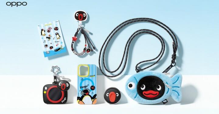 8 月 1 日起 OPPO 攜手療癒系 IP《Pingu™ 企鵝家族》推出限量聯名周邊