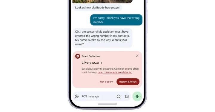 Google 訊息用 AI 識別詐騙、檢查連結