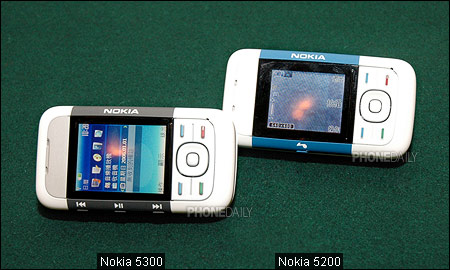 音樂速播　Nokia 5200、5300 滑蓋雙機領風騷