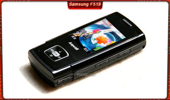 CDMA 觸控滑蓋　Samsung F519 改版登台
