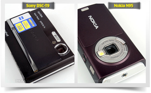 異種拍照大格鬥！　Nokia N95 vs. Sony T9