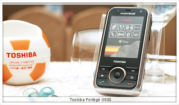 HSDPA 日系智慧　Toshiba G500 大玩「指控」！