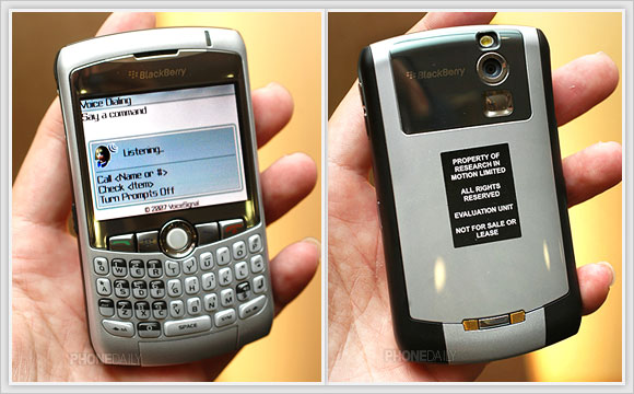 BlackBerry 8300 Curve　拍照聽歌、有模有樣