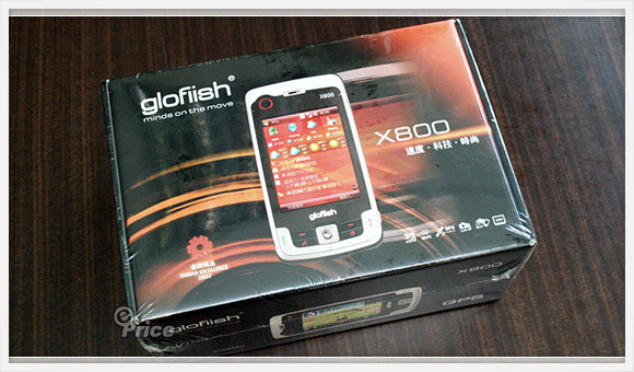 3.5G 科技銀駭客　glofiish X800 完整開盒實測