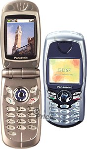 Panasonic 2002 年 GPRS 彩色手機 GD87、GD67