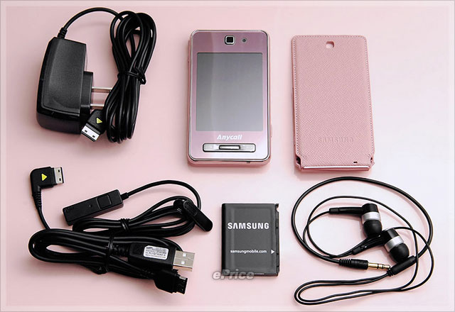 Samsung F488 Pink　草莓系美人巧指機