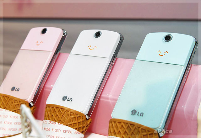 草莓、薄荷、香草？　LG「冰淇淋」手機上市！