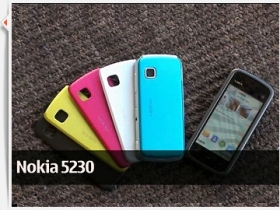 Nokia 5230 平價發表：色彩繽紛的 S60 觸控