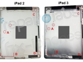 iPad 3 將在三月首週發表，背板設計先行流出！？