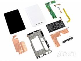 iFixit 搶先把 Google Nexus 7 給拆光光了　