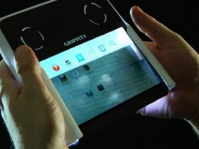 雙面觸控 透明螢幕    透明 Android 平板 Grippity