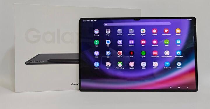 超旗艦安卓平板 Samsung Galaxy Tab S9 Ultra 鍵盤套裝組開箱實測